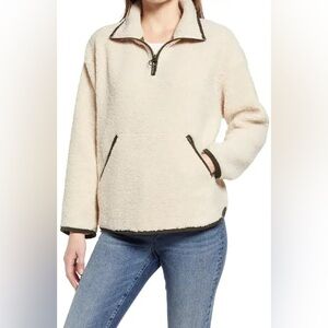 Barbour Wildsmith Popover Fleece Jacket Size 12